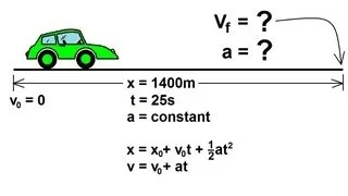 Physics 2 - Motion In One-Dimension (8 of 22) Example 1