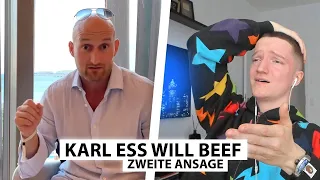 Justin reagiert 2. Ansage von Karl Ess.. | Reaktion