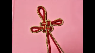 quick tutorial || Chinese knot  || two colors