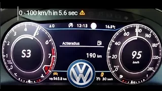 2018 Volkswagen Arteon 280 HP Acceleration 0-160km/h