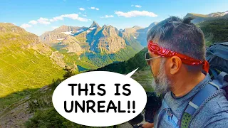 Backpacking THE MOST BEAUTIFUL mountains in the USA!! Glacier National Park
