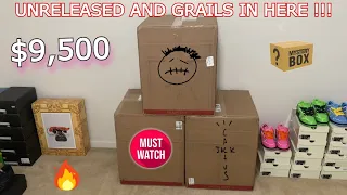 Part 1/2 - CRAZY UNRELEASED AND GRAIL SNEAKERS in this HUGE $9,500 Mystery Box from a Subscriber !