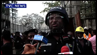 Lagos CP, Hakeem Odumosu Gives Updates On Rescue Efforts At The Site Of Collapsed Building