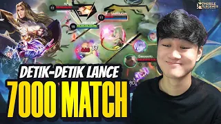 DETIK-DETIK LANCELOT 7000 MATCH PERFECT GAMEPLAY ! - Mobile Legends