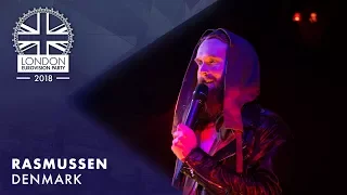 Rasmussen - Higher Ground - DENMARK | LIVE | OFFICIAL | 2018 London Eurovision Party
