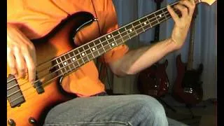 The Bee Gees - Staying Alive - Bass Cover