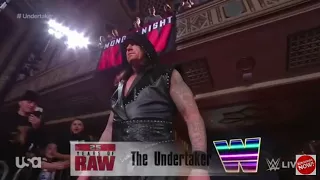 WWE Undertaker returns to Raw 22/01/2018 ||25th Anniversary of Raw||