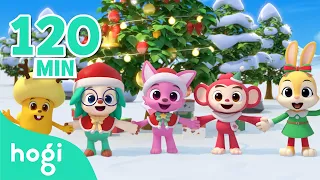 🎄 BEST Holiday Songs 2023｜Jingle Bells + More｜Merry Christmas and Happy Holidays｜Hogi Christmas