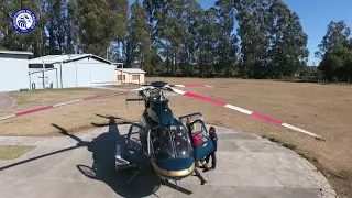 Despegue Bell 407 desde base Helicópteros Del Pacífico