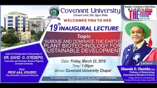 THE 19TH INAUGURAL LECTURE