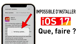 [iOS 17] iPhone bloqué sur la préparation de la mise à jour, Que faire ?