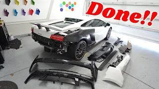 I'm DONE Rebuilding My Crashed Lamborghini! Part 10