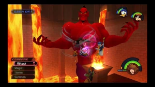 Kingdom Hearts HD 1.5 - Genie Jafar Boss Fight (Proud)