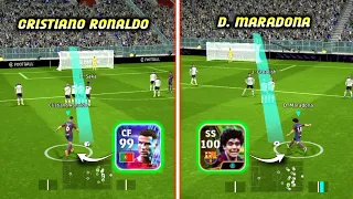 Free Cristiano Ronaldo vs Free Epic D. Maradona🔥 | Who is Best? | efootball 2024 ✨