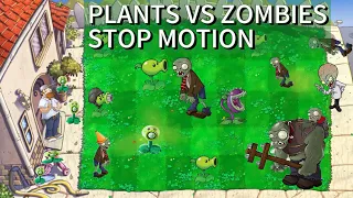 Plants vs zombies stop motion
