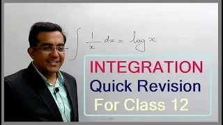 ❖INTEGRATION All Formulas Quick Revision For Class 12th Maths with Tricks and Basics NCERT SOLUTIONS