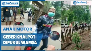 Viral Anak Motor Geber Knalpot Dipukul Warga