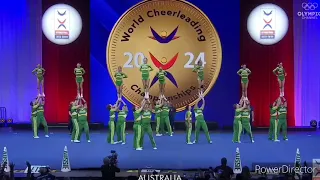 Team Australia Co Ed Elite ICU Worlds 2024 Day 1