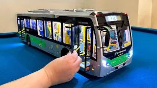 MINI ÔNIBUS QUE FUNCIONA DE VERDADE (MINIATURA DE SÃO PAULO 917h PIRITUBA) CAIO MILLENNIUM IV