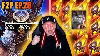 💥 ALL OF MY SACREDS SUMMONED !! 💥 Can We Get Lucky !? | F2P EP.28 | Raid Shadow Legends