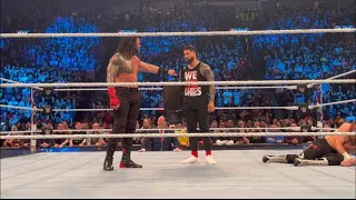 Jey Uso returns during Roman Reigns vs Sami Zain and Off Air after the Elimination Chamber!!