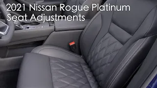 2021 Nissan Rogue-Seat Adjustments & Memory Settings|Nissan of Cookeville