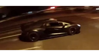 Lamborghini AVENTADOR and cops Moscow, Мотобат, ДПС, Мото погоня Москва. Police.