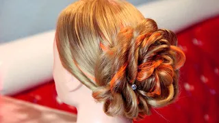 Шишка из жгутов | Авторские причёски | Лена Роговая | Hairstyles by REM | Copyright © #hairstyles