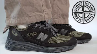 Are these WORTH THE PRICE? - NEW BALANCE 991v2 STONE ISLAND Review & On Feet look