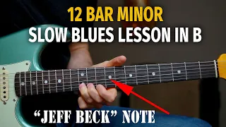 12 Bar Minor Slow Blues Solo Lesson