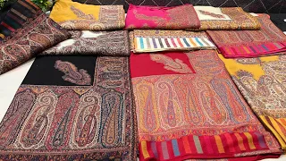 Best woolen shawl. Antique border designer shawl. Winter. +91-7051012285