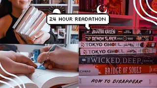 i read 7 books in 1 day 📖📚 24 hour readathon vlog ✨