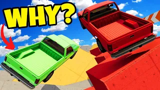 This Car Obstacle Course of PAIN is IMPOSSIBLE in BeamNG Drive Mods!