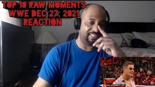 Top 10 Raw moments WWE Top 10, Dec  27, 2021 REACTION