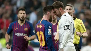 Sergio Ramos Foul & Fight vs Lionel Messi El Clasico 2019
