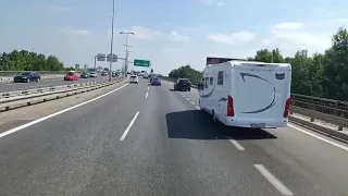 Driving in Slovakia, D2 - D1 Jarovce - Bratislava