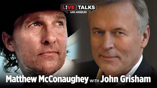 Matthew McConaughey in conversation with John Grisham at Live Talks Los Angeles