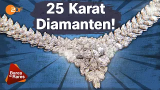 Das wird richtig teuer! Prachtvoll protziges Diamantcollier aus den 80ern | Bares für Rares