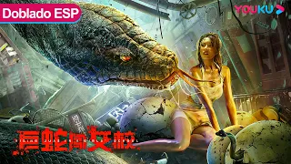 ENGSUB Movie [Rising Boas in a Girl's School] | The beauties fight the huge snake | Horror / Action