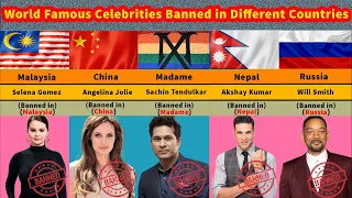 Celebrities Banned in Different Countries i Fond Out 100 Celebrities Banned From Other Countries