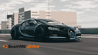 BUGATTI Chiron 0-400-0 km/h | BeamNG.drive Cinematic Montage (1440p)