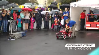 Mladí hasiči - vystoupení - Oslavy Města Chodov