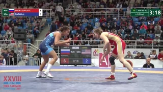 Ярыгин-2017. Жен. 60 кг. Юлия Пронцевич - Эллисон Рэган (США). 1/8 финала.