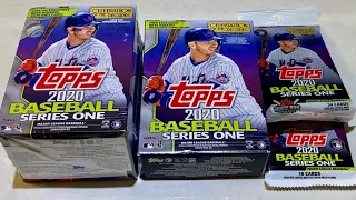 RETAIL REVIEW!  2020 TOPPS SERIES 1 BASEBALL CARDS FROM WALMART