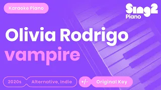 Olivia Rodrigo - vampire (Piano Karaoke)