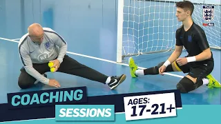 Part 3 - Tony Elliott: Futsal Goalkeeper Techniques | FA Learning Coaching Session