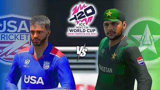 Aaj Tou Warh Gaye Thay!! 🤯🏏 1st Match Pakistan vs USA T20 World Cup 2024 🏏 Cricket 24