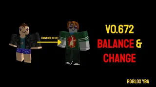 Changes, Balance Patches, Reworks, and Nerfs | Roblox YBA