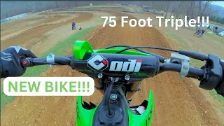 The Biggest Jump i've Ever Hit!!! | Ripping my New Kx 112 at Promised Land Mx