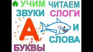 Сборник для малышей - Учим Звуки, Буквы, Читаем Слоги и Слова. Развивающее видео для детей.